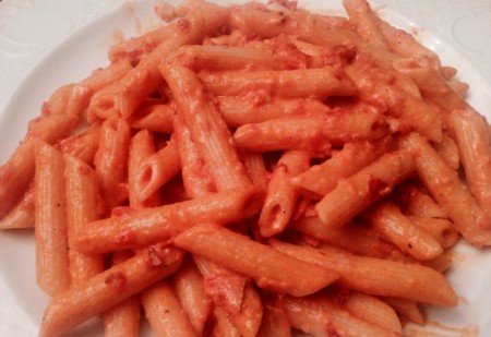 Penne s vodkou